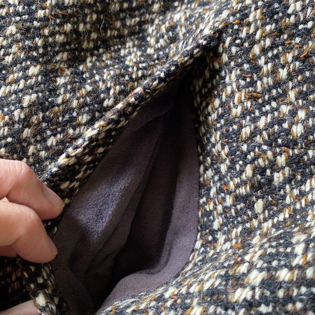 60s〜 German vintage wool tweed coat 46