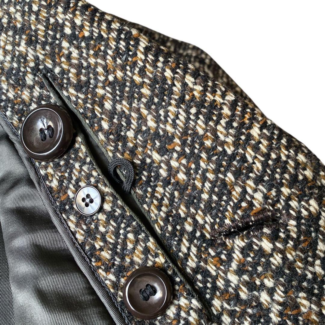 60s〜 German vintage wool tweed coat 46