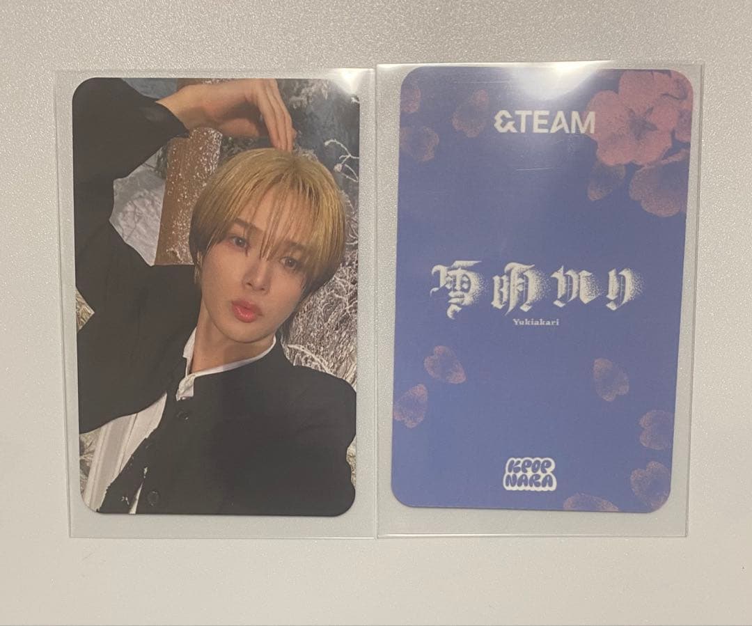 &TEAM 雪明かり　トレカ　ラキドロ　kpopnara K ケイ