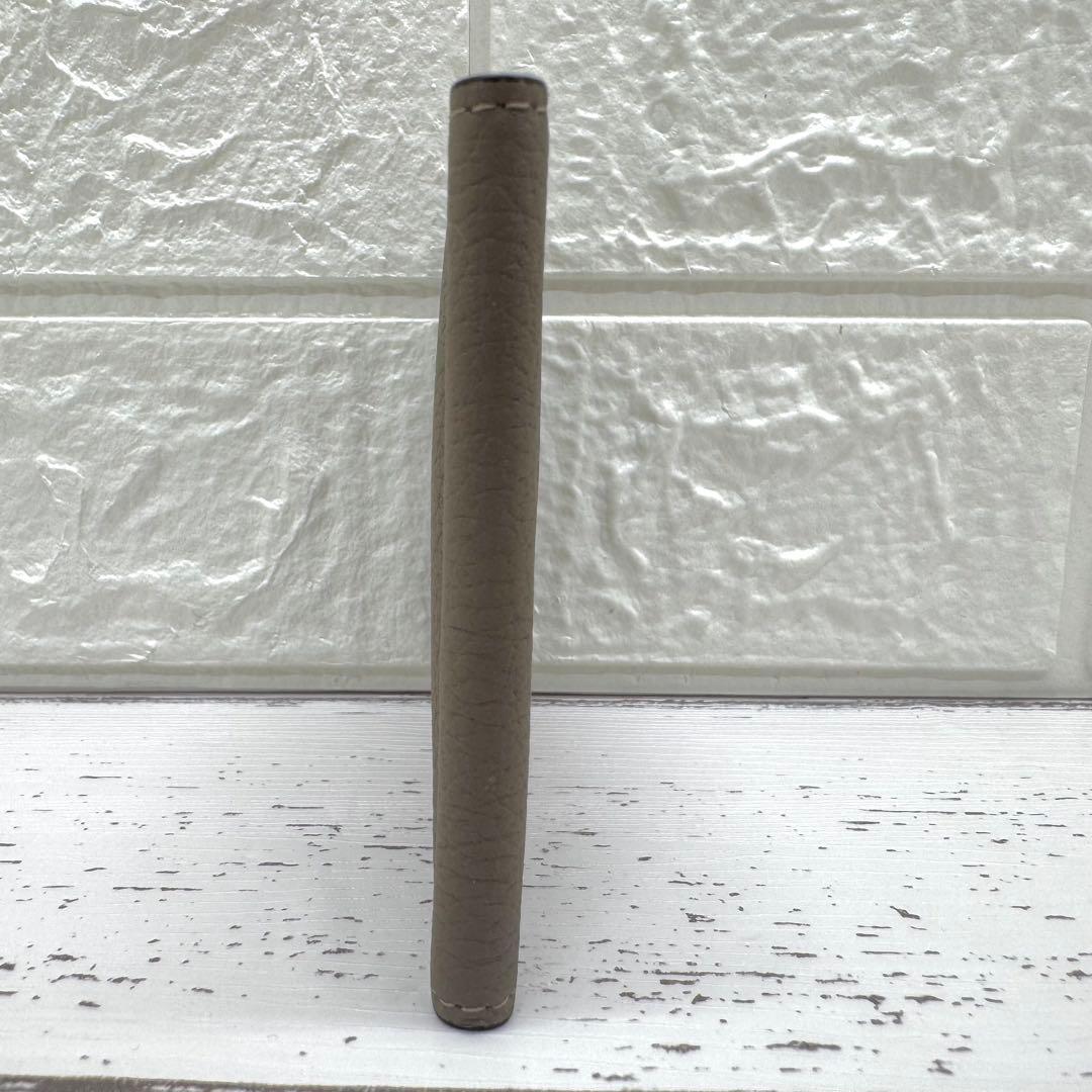新品・未使用✨ ボナベンチュラ　マネークリップ　シボ革　レザー