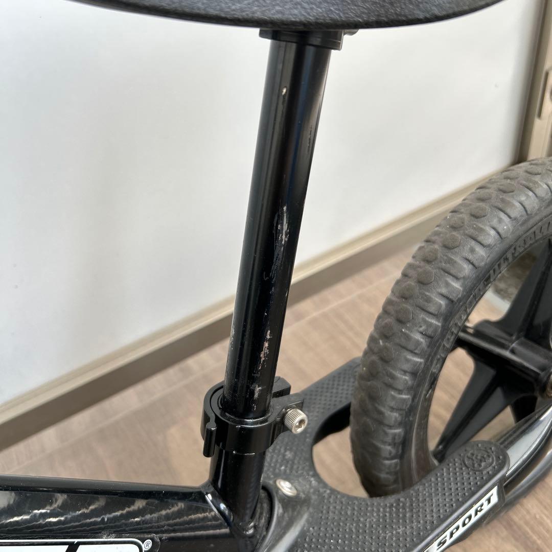 STRIDER バランスバイク ブラック 収納バッグ付き