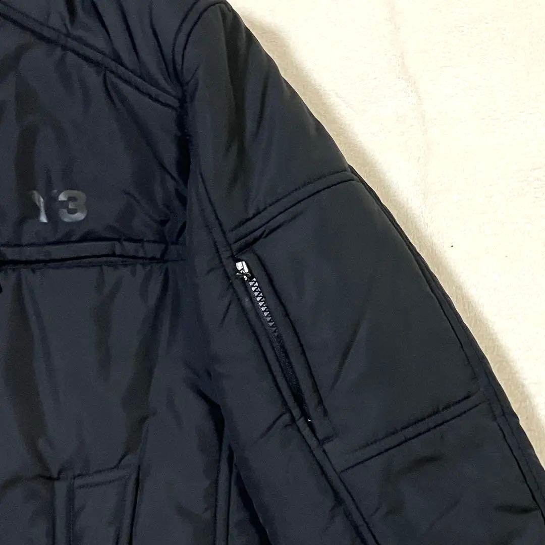 【希少】Y-3 中綿 ブルゾン パテッドジャケット ブラック フルジップ M