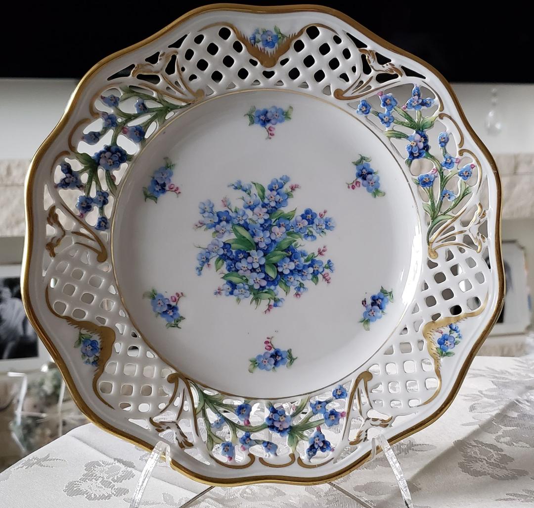 シューマン ⑯ ババリア 勿忘草 ピアス プレート 21.5cm