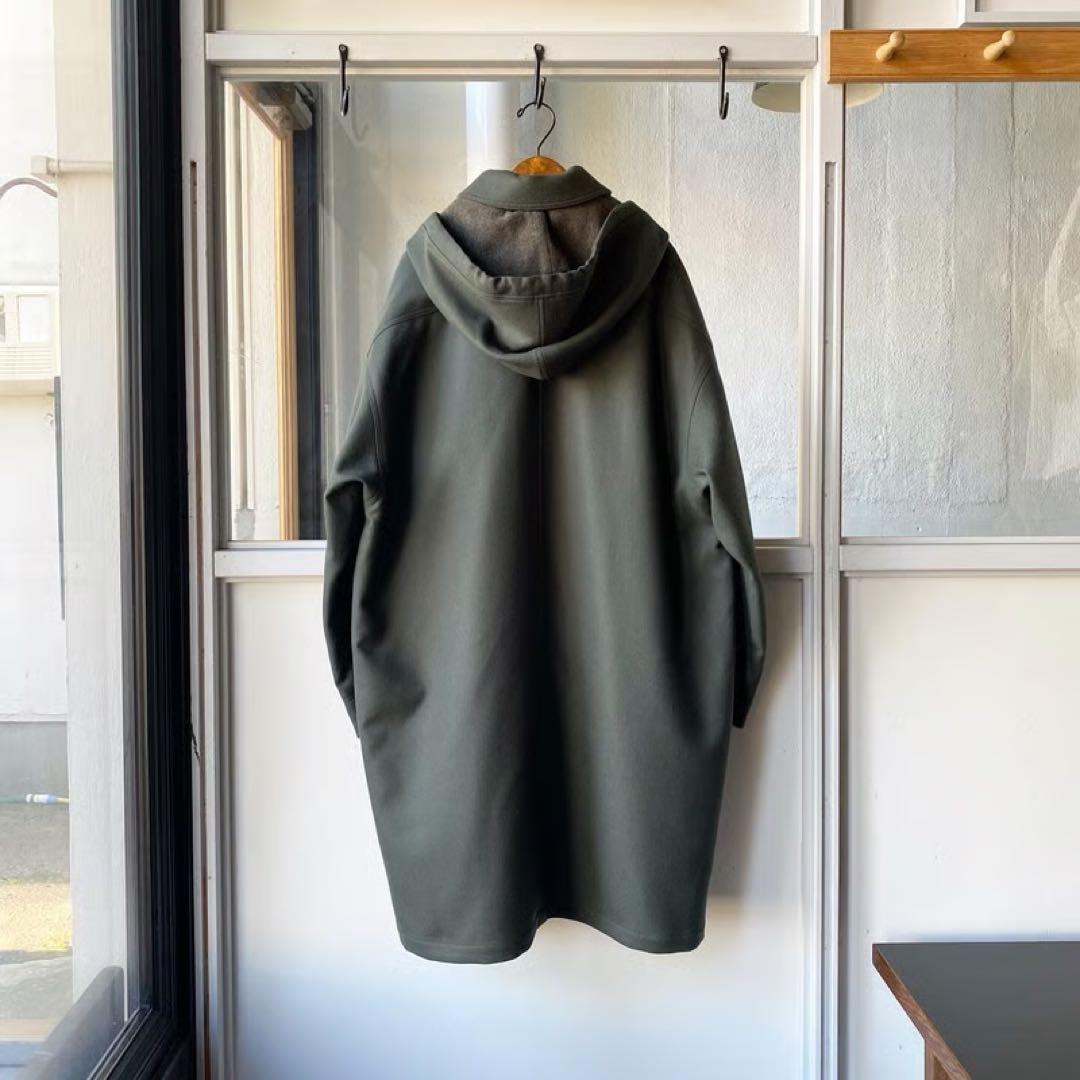 AURALEE ライトメルトン・フーデッドライナーコート