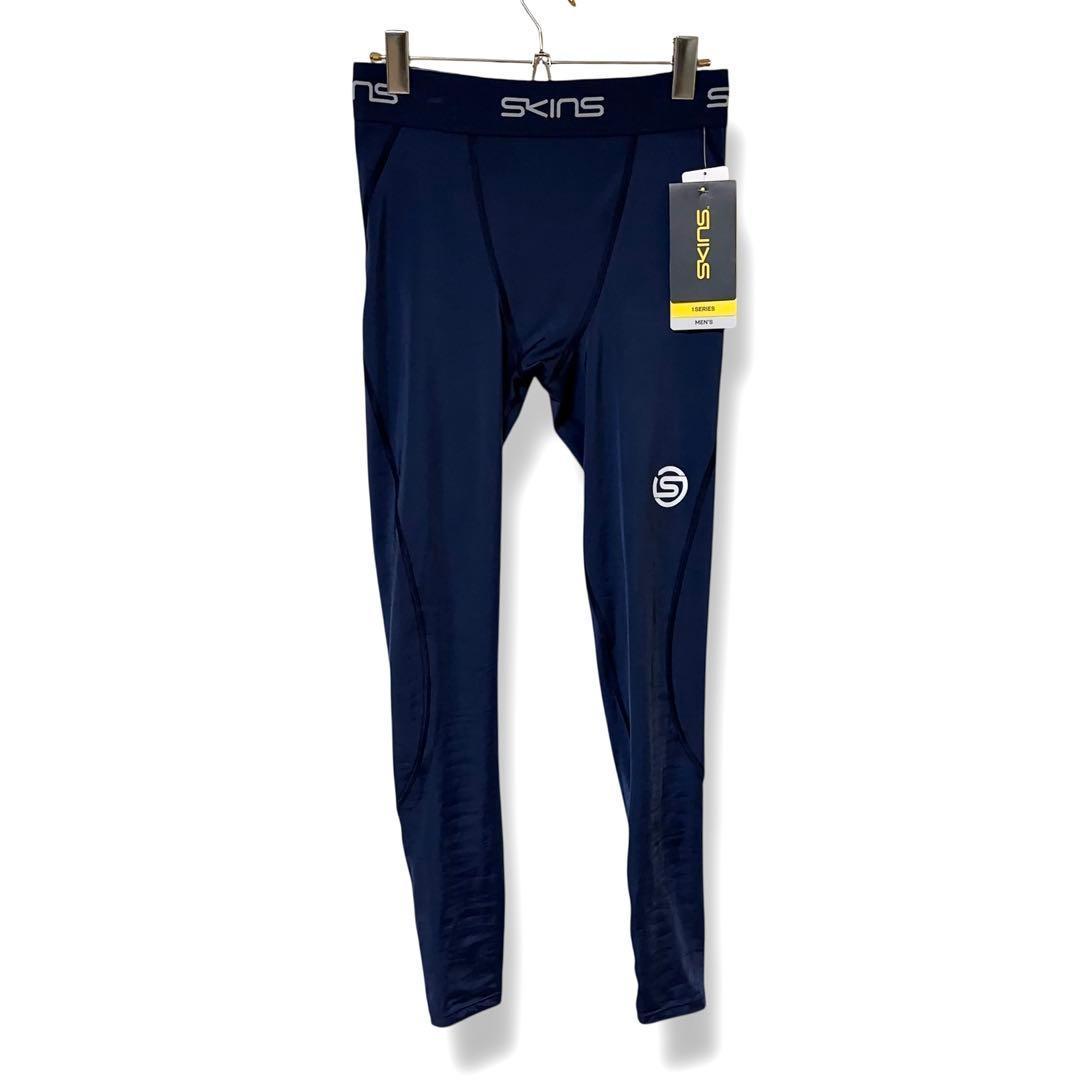[新品] SKINS スキンズ SERIES-1 サポート ロングタイツ L 紺