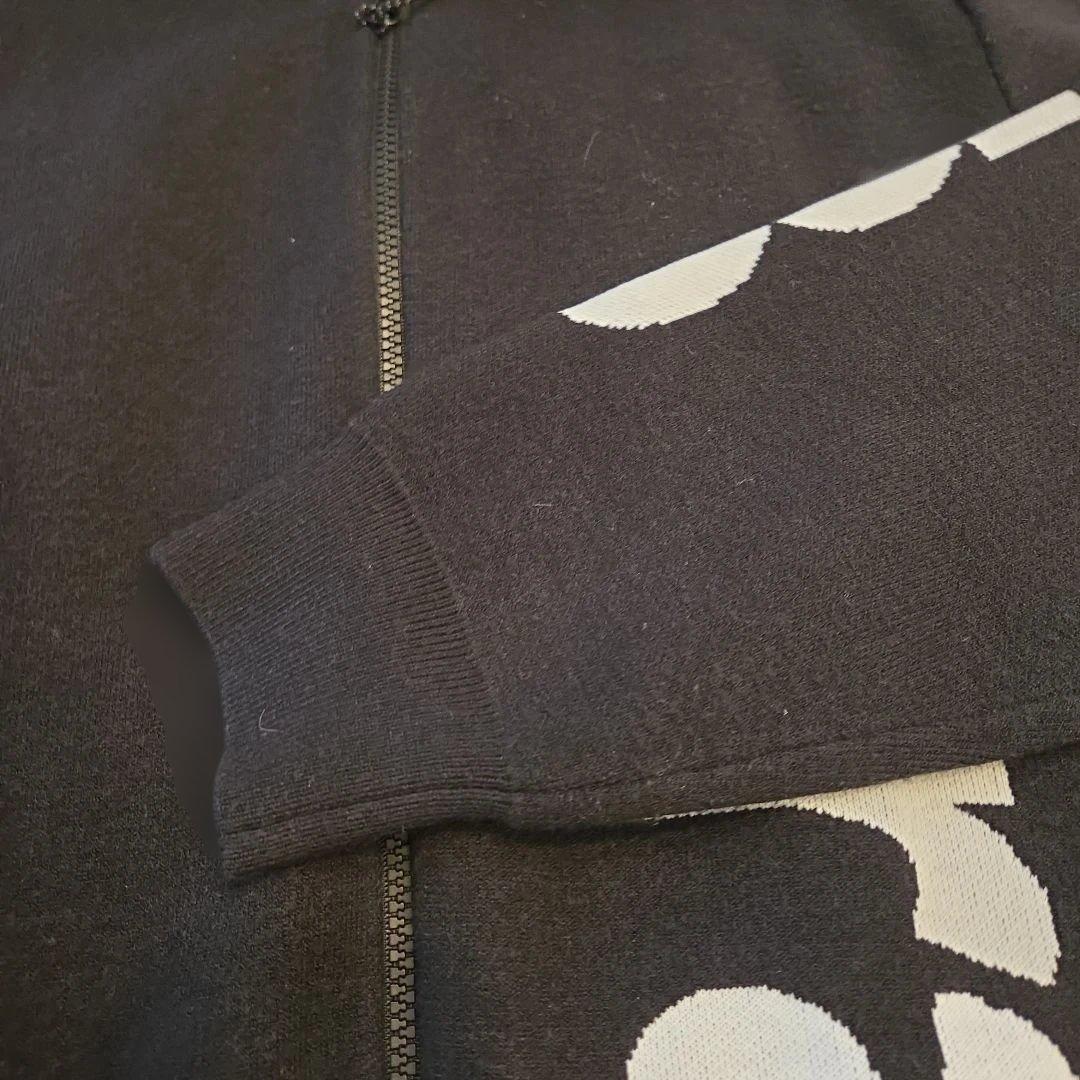 Admiral ジャケット ニット ブラック ロゴ アドミラル ゴルフ