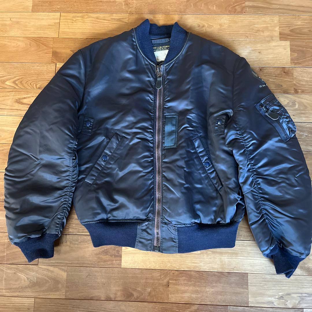リ*ん様 キャブクロージング B-15C フライトジャケット サイズ42 ネイビ