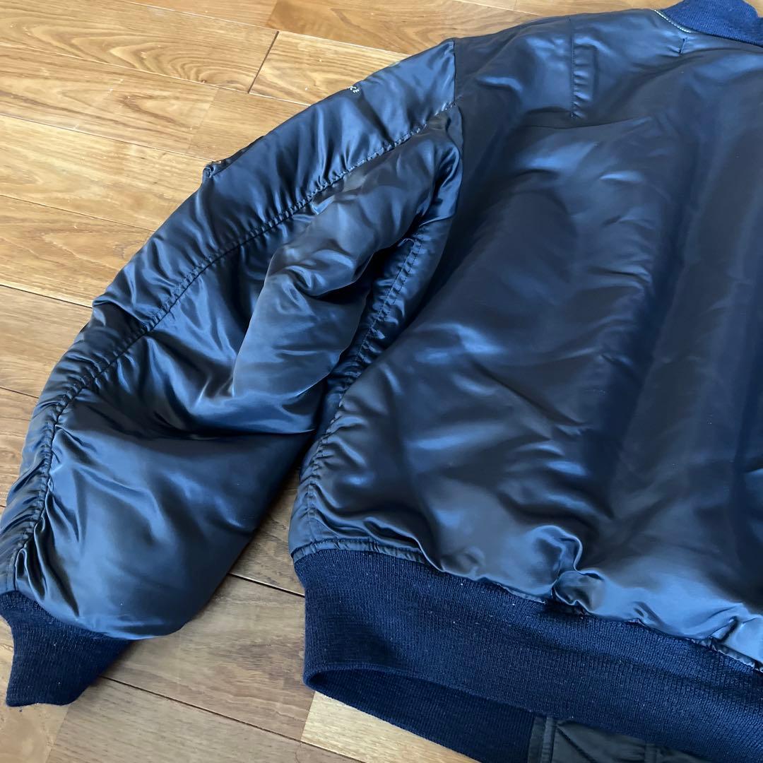 リ*ん様 キャブクロージング B-15C フライトジャケット サイズ42 ネイビ