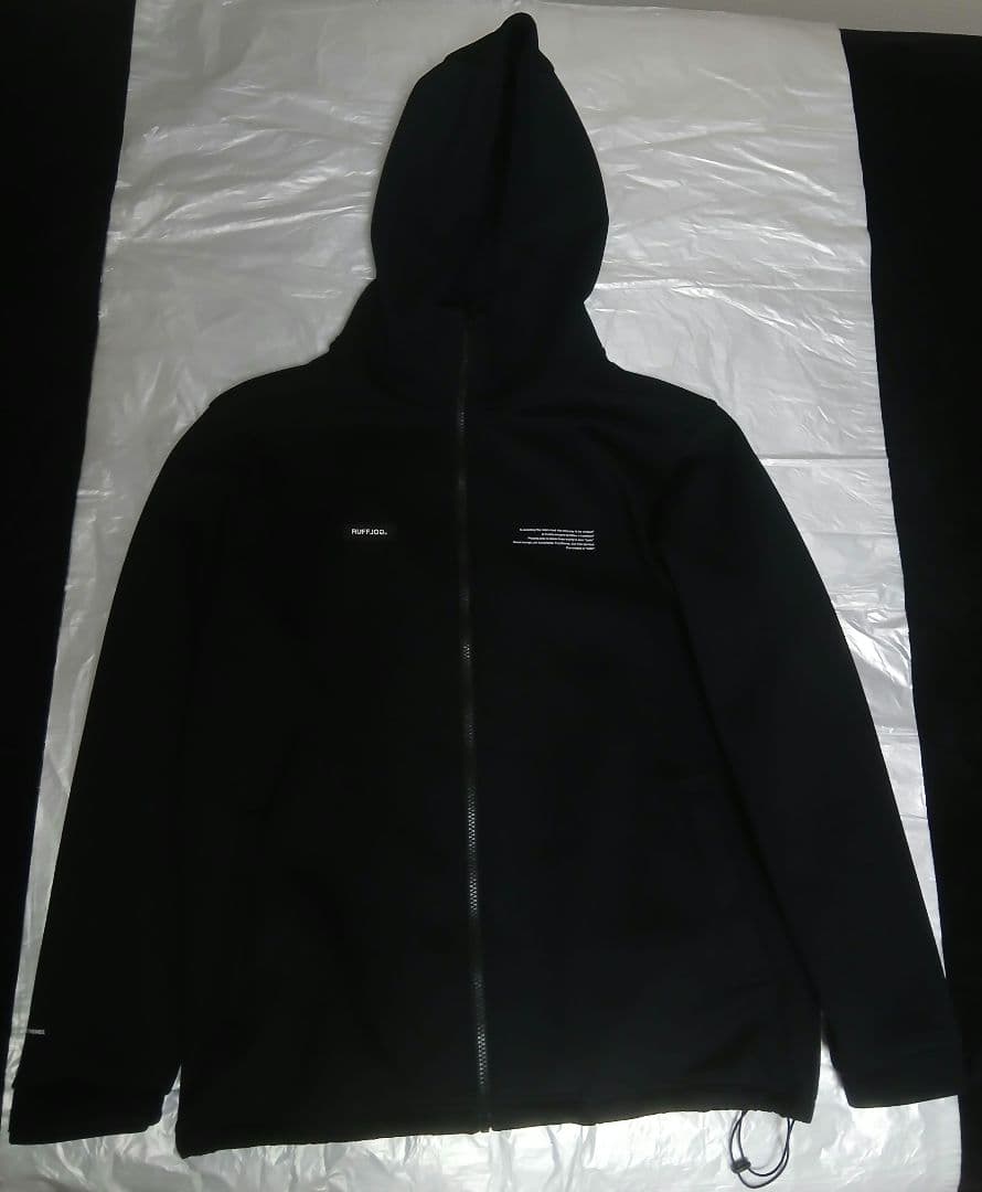 ト*オ様 RUFFLOG ラフロッグ　ブラック フルジップ パーカー RUFFロ