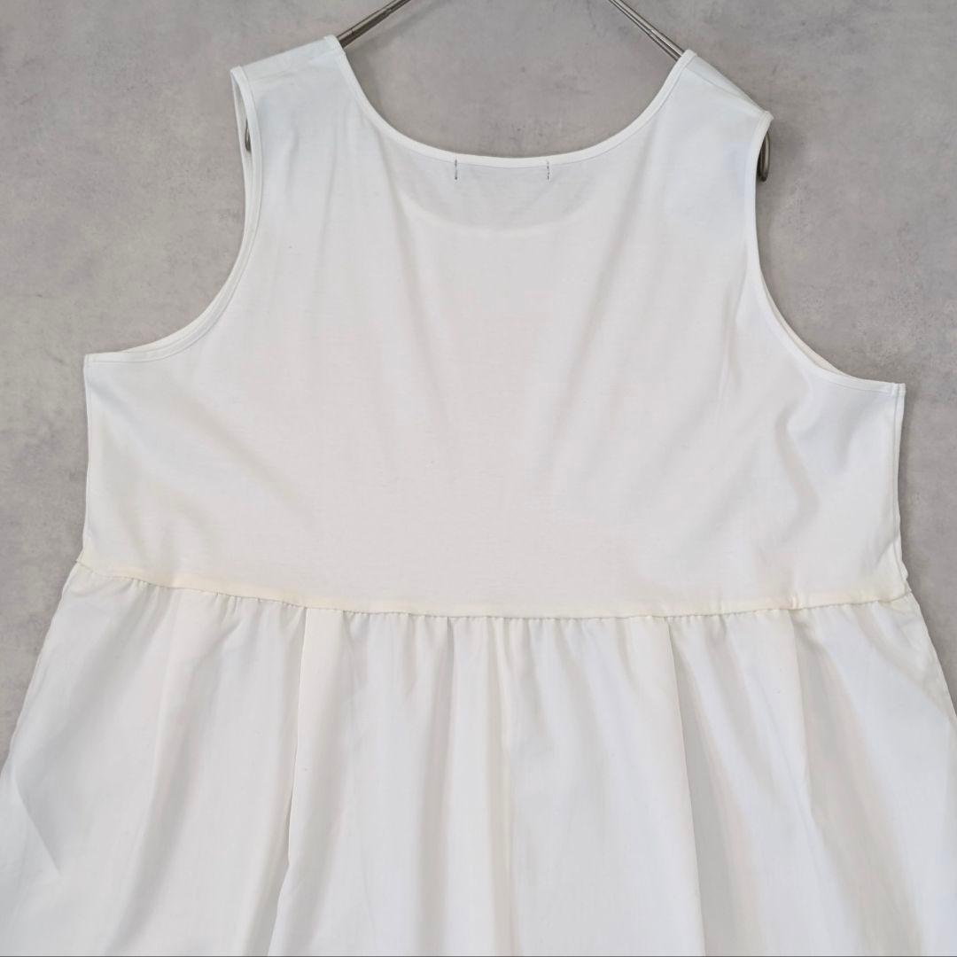 未使用★23区 サイズ46 レイヤードコンビニット 洗える 大きい