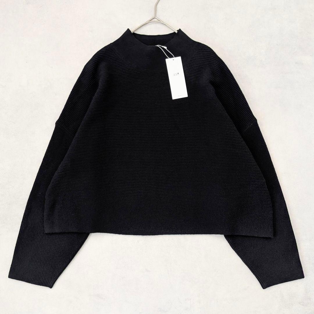 未使用★23区 サイズ46 レイヤードコンビニット 洗える 大きい