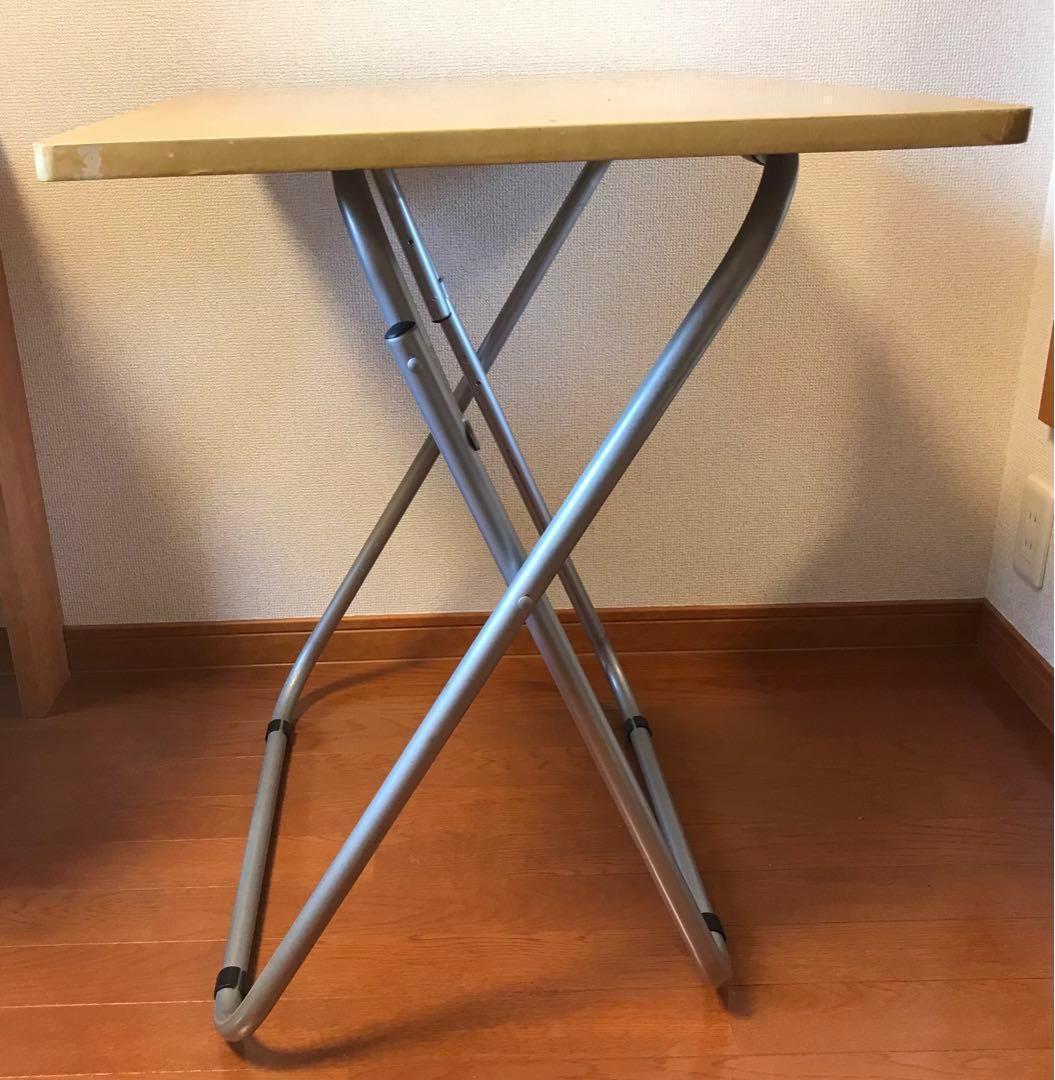 【値下げ】折り畳み式サイドテーブル