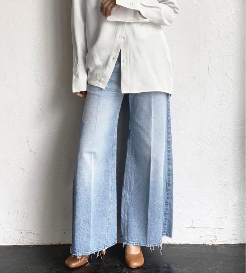 plage 【R’IAM】 LOOSE DENIM パンツ 36