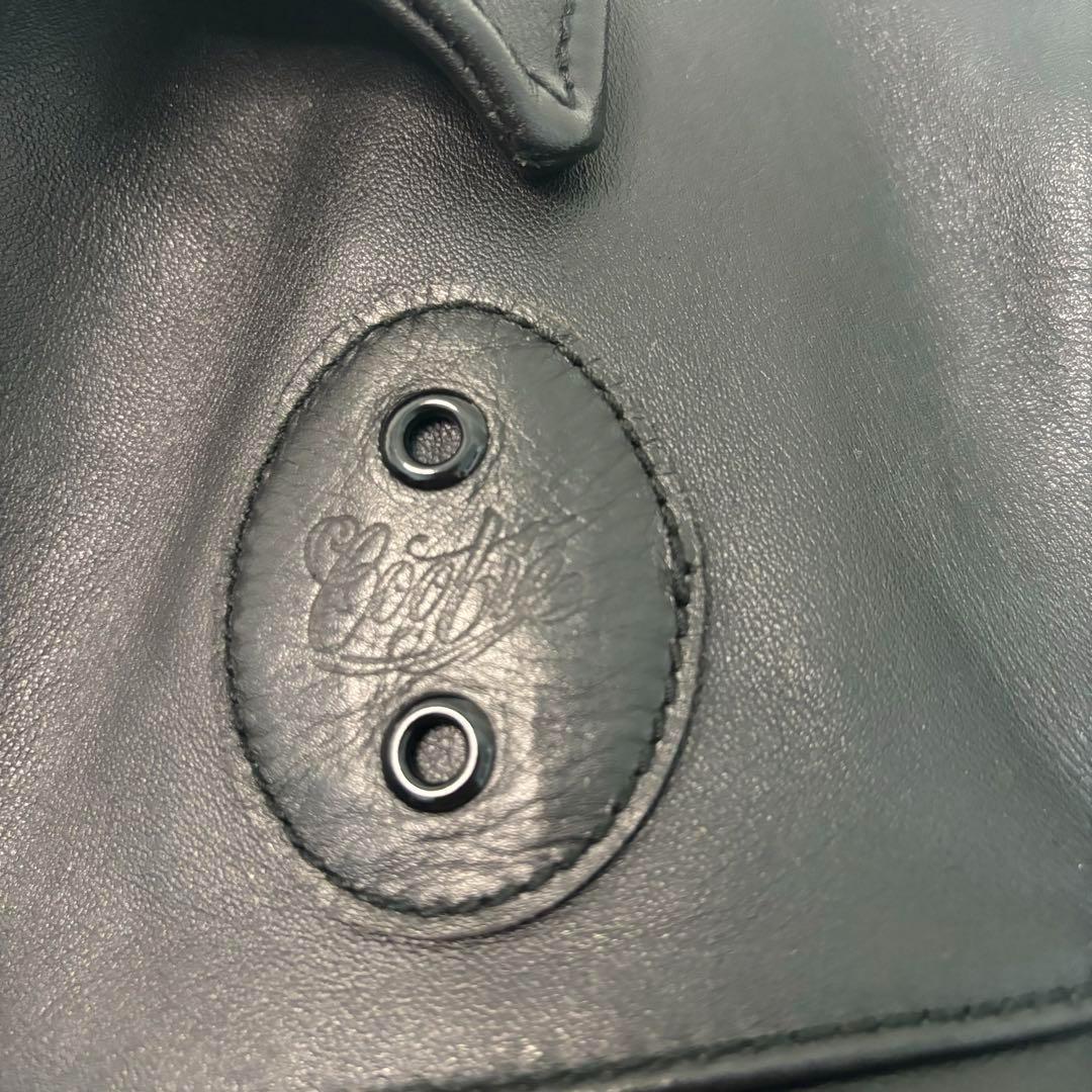 極美品✨クーティ レザー ライダース 本革　シングル ジップ　降谷　KJ