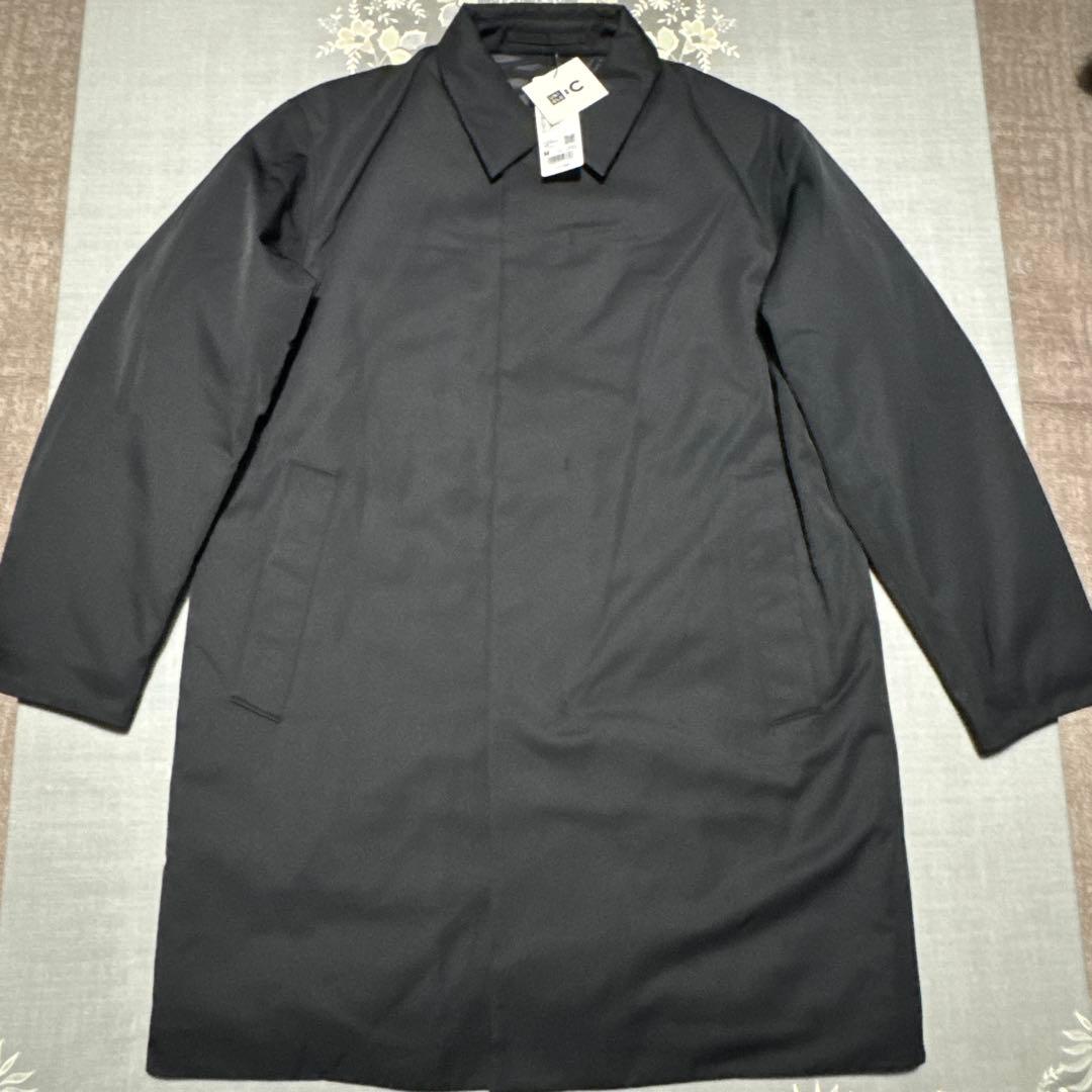 新品 ユニクロC パフテックハーフコート ブラックM