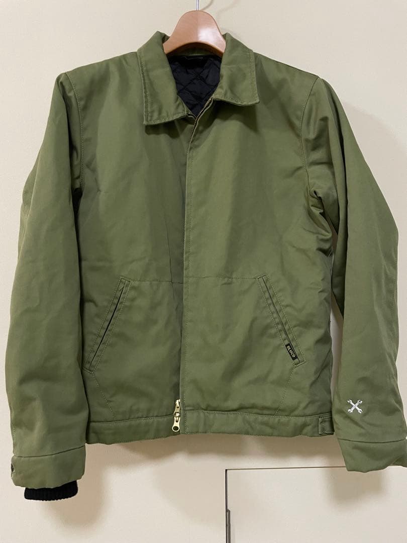 超美品 bluco ブルコ ワークジャケット キルティング バイカー M