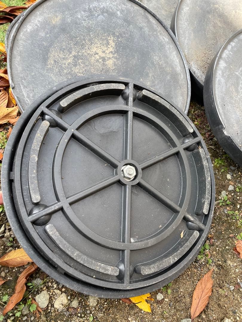 盆栽回転台　丸型　4台