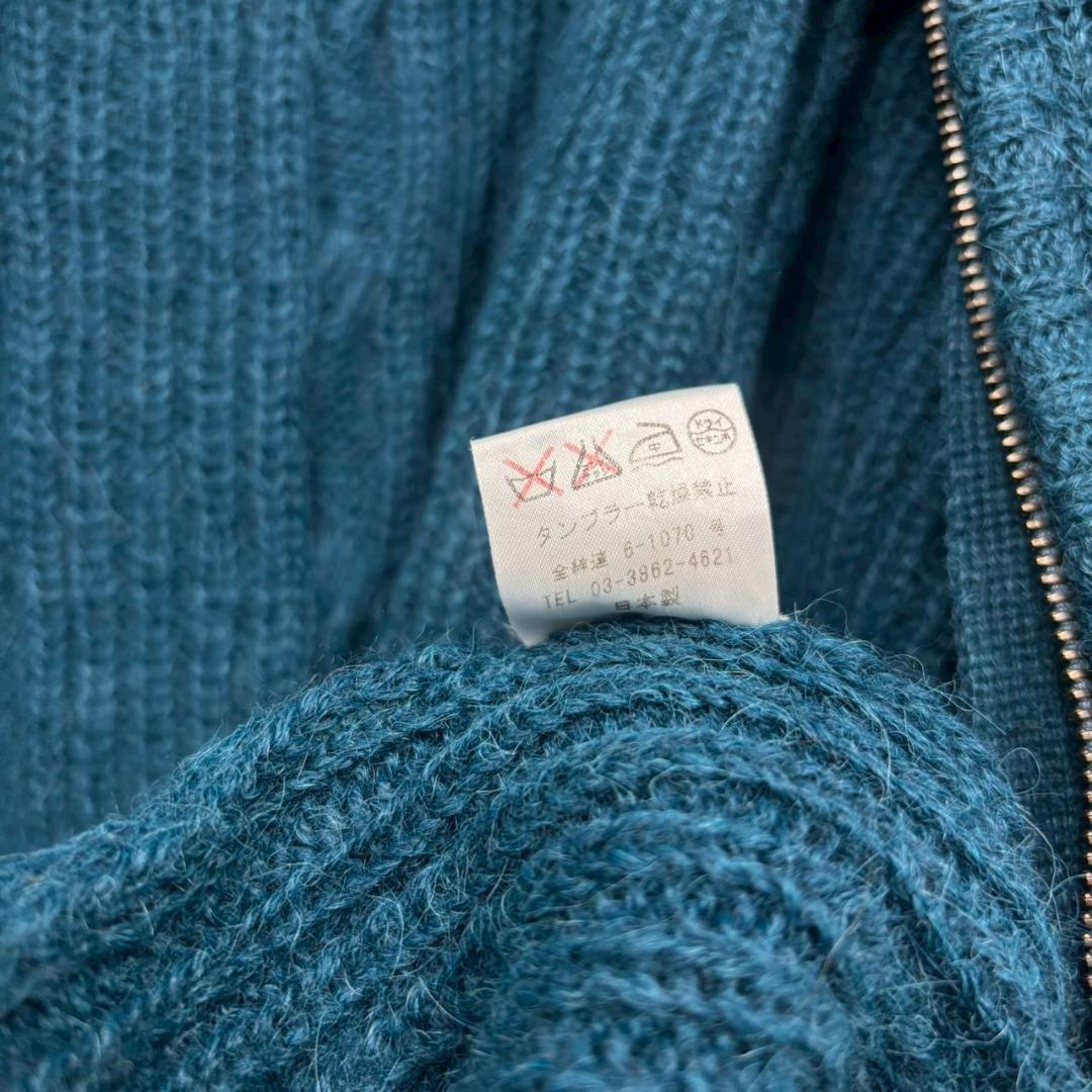 Paul smith アルパカ100 ジップアップ ニット 日本製 N1937