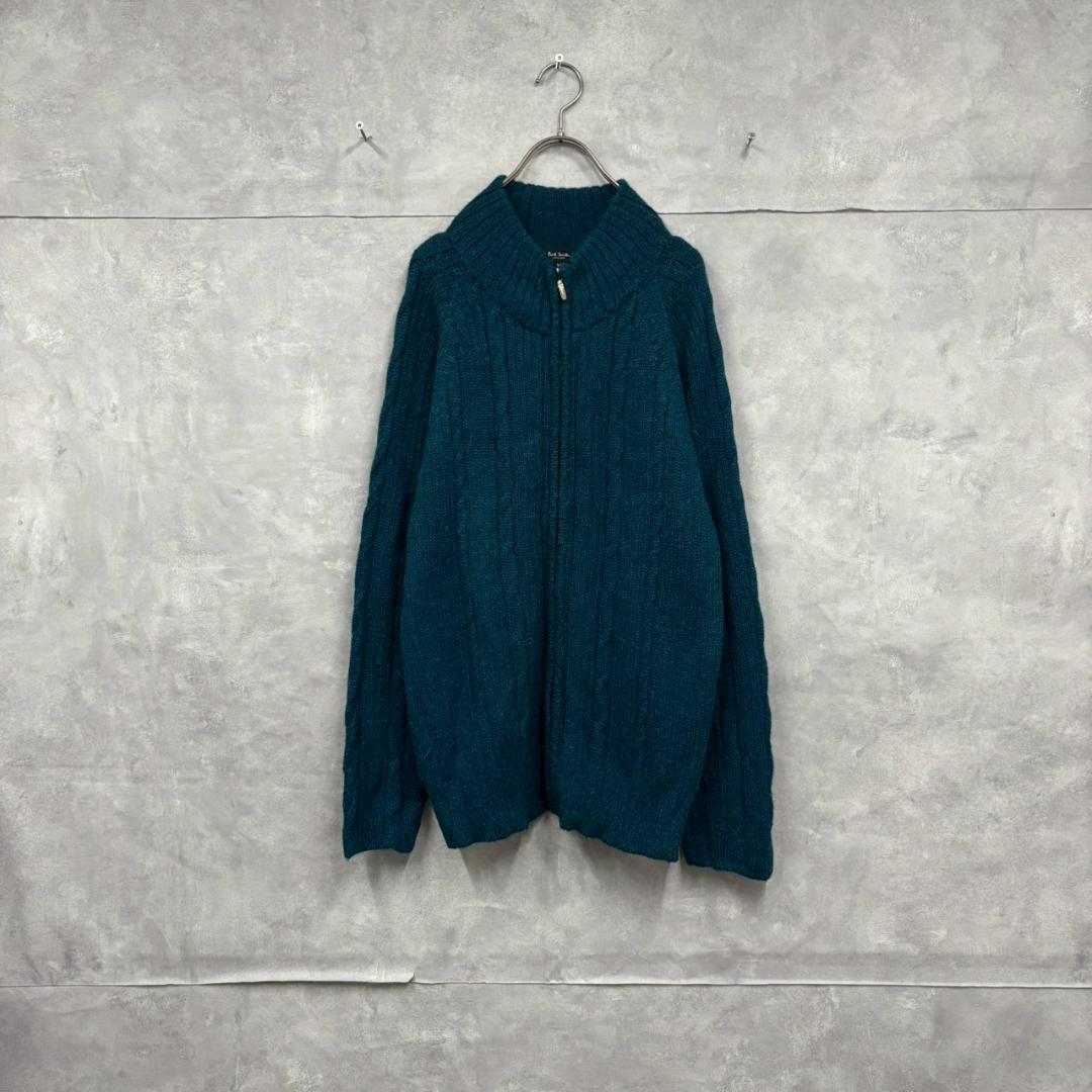 Paul smith アルパカ100 ジップアップ ニット 日本製 N1937