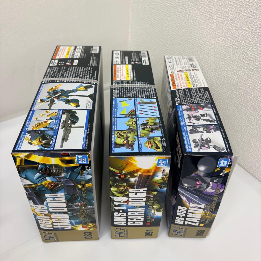 は*ん様 HGガンプラ まとめ売り ヤクト・ドーガ ザクⅠ ヅダ ギラ・ドーガ