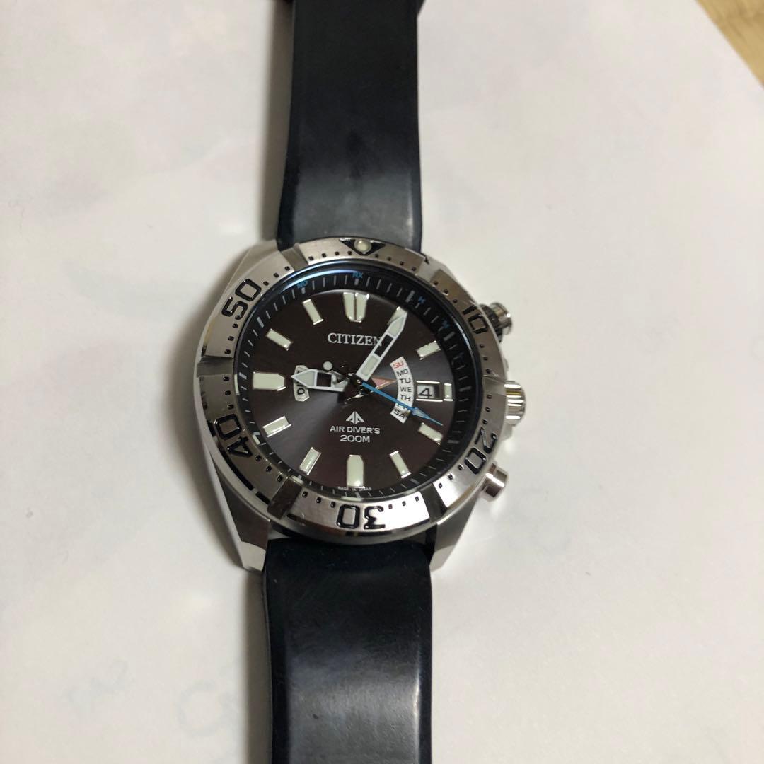 CITIZEN AIR DIVER'S 200M ブラック