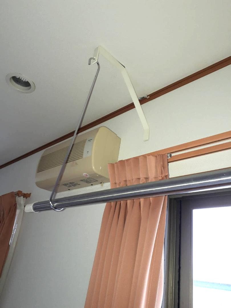 最強の室内干しキットスーパーラック（アイボリーカラー・焼付塗装）2個セット