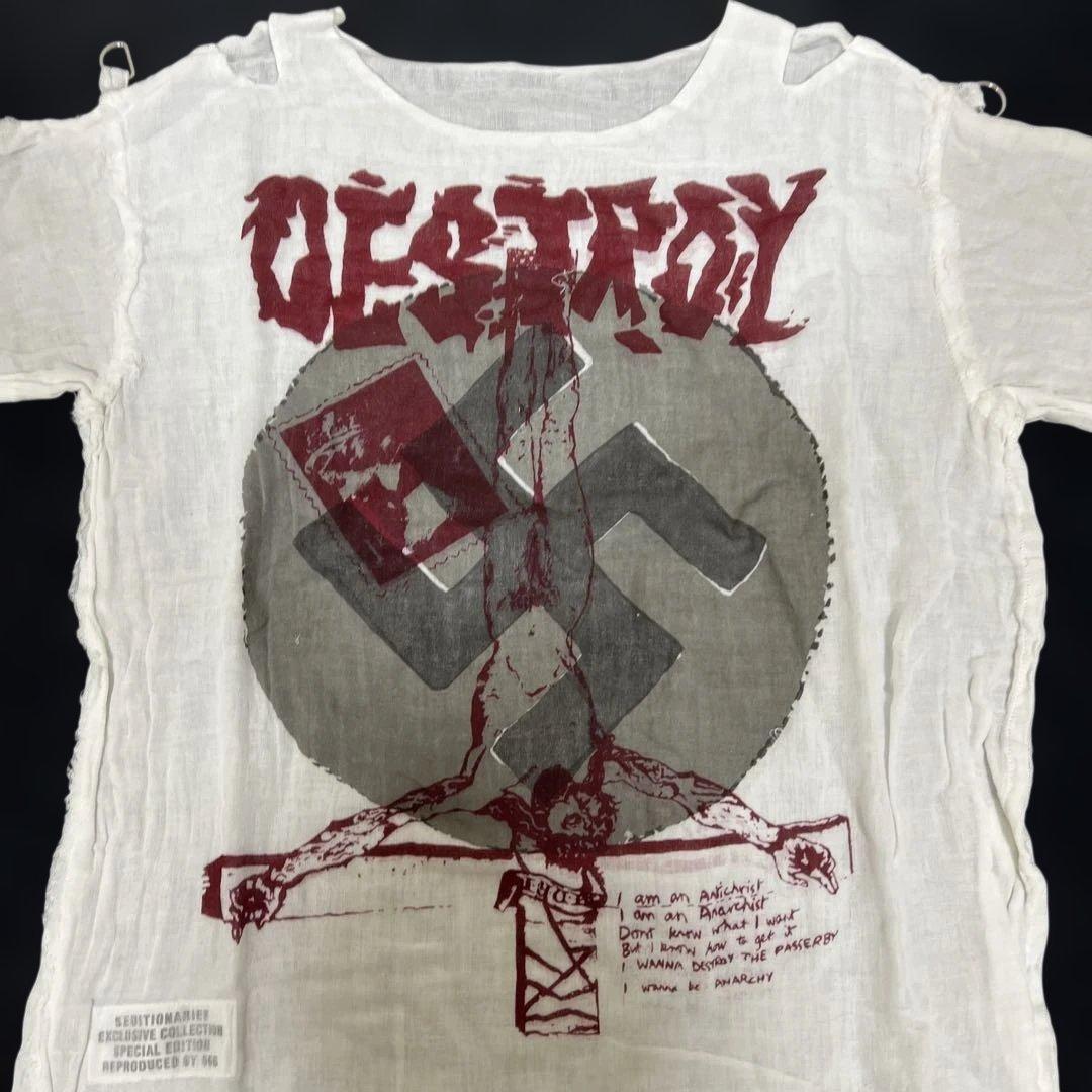 C*u様 666 ガーゼシャツ　ムスリントップ セディショナリーズ