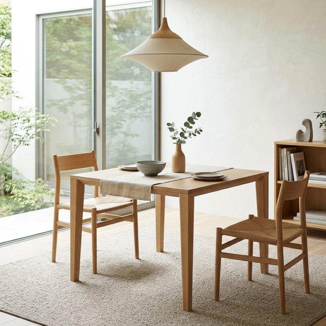 HR777 【美品】カリモク　オーク材　DT8411 E209 正方形