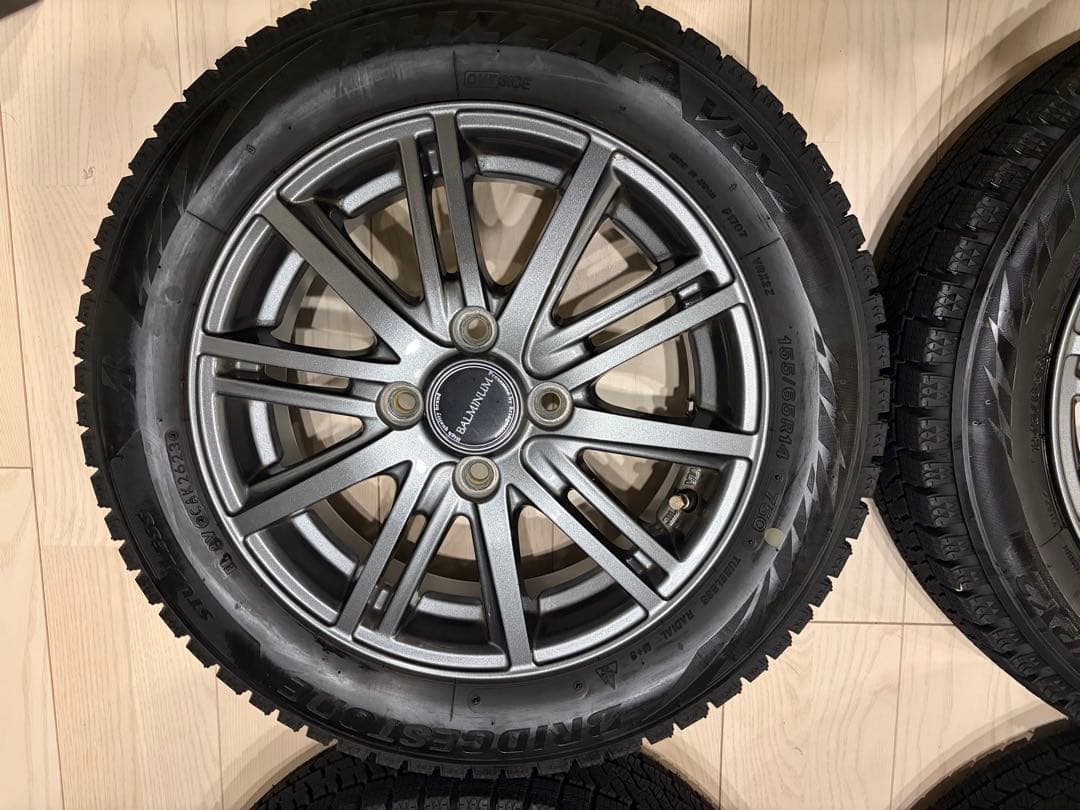 超美品　コペン　スタッドレスブリザックVRX2 2023年式　2本セットA