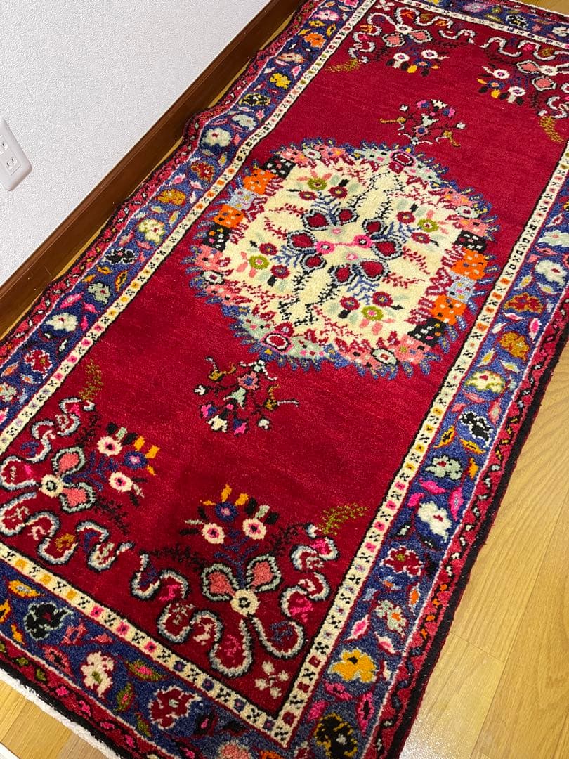 値下げ　ギュネイラグ　ヴィンテージラグ　ギュネイ絨毯