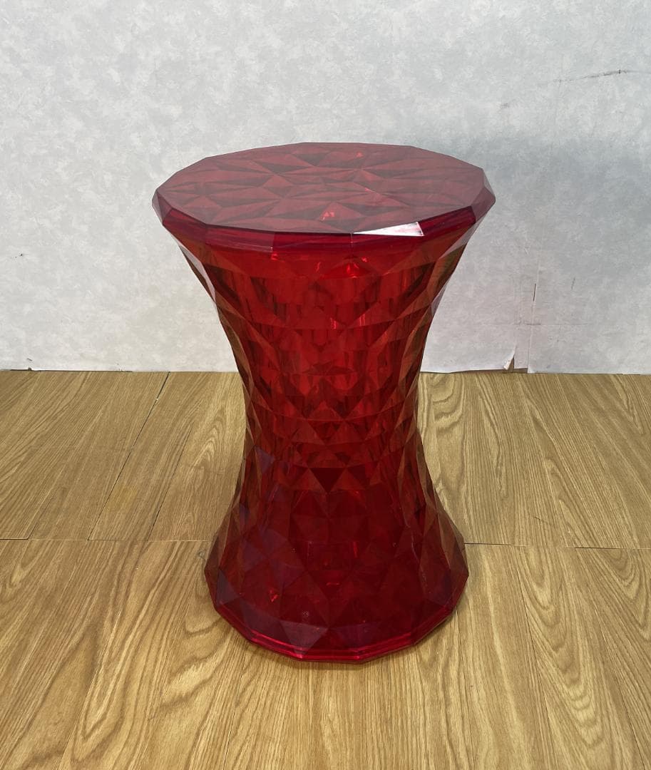 K☆1106 Kartell スツール STONE　レッド