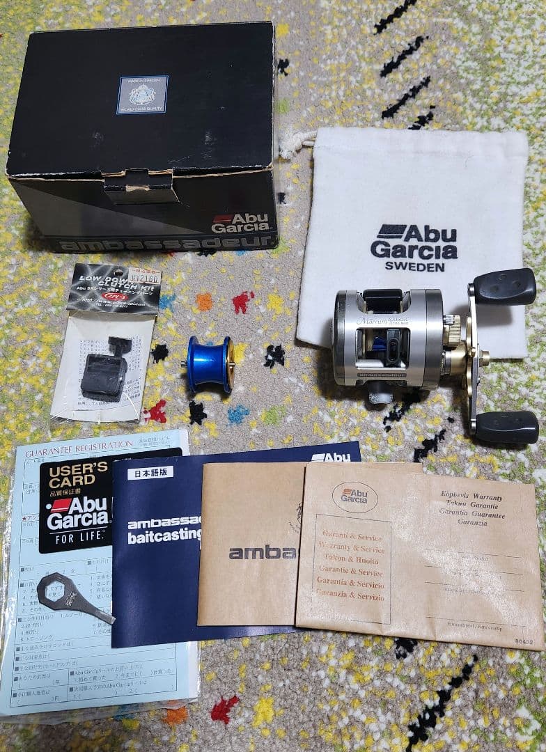 abu　モラムsx1601c ウルトラマグ　アベイルスプール　メンテ済