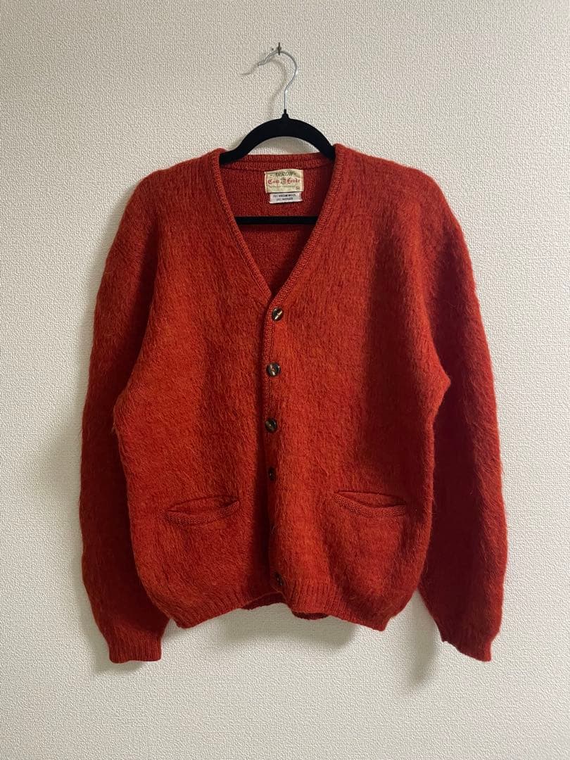 60s ARROW モヘアカーディガン 毛足長め