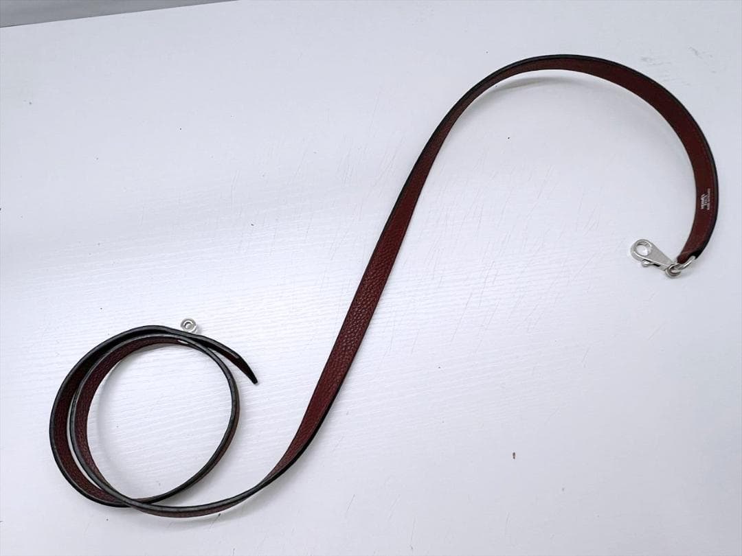 使用感なし　HERMES　エルメス　ケリー　ドッグリード　レザー　ペット　□I