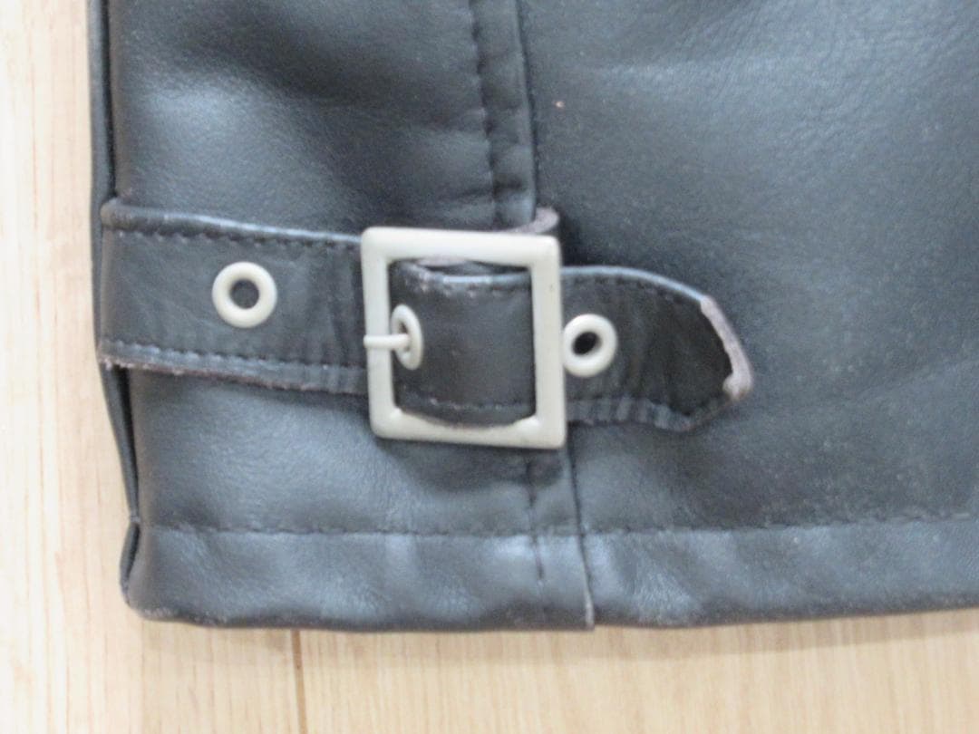 SCHOTT USA 643 ブラックレザー シングルライダースジャケット