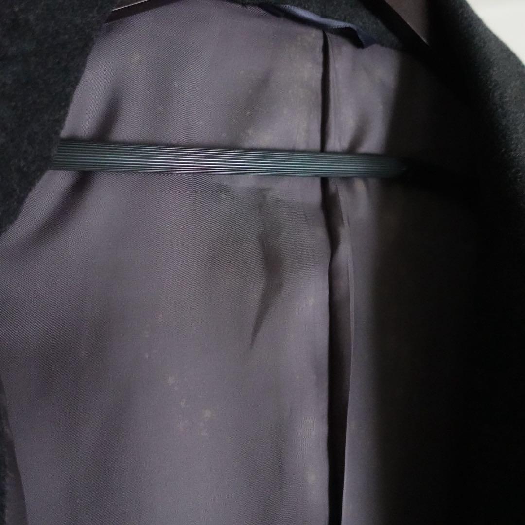 1980s ANTONIO FUSCO カシミアウールフランネルダブルコート