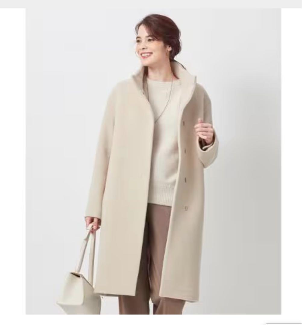 ライトベージュ ロングコート 23区 サイズ38