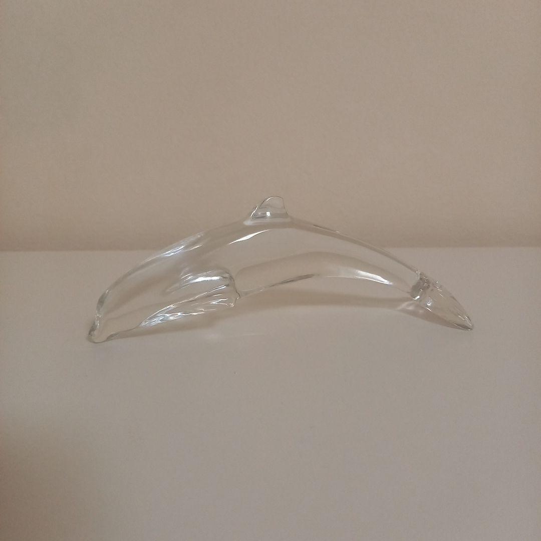 Baccarat ガラス製 イルカの置物
