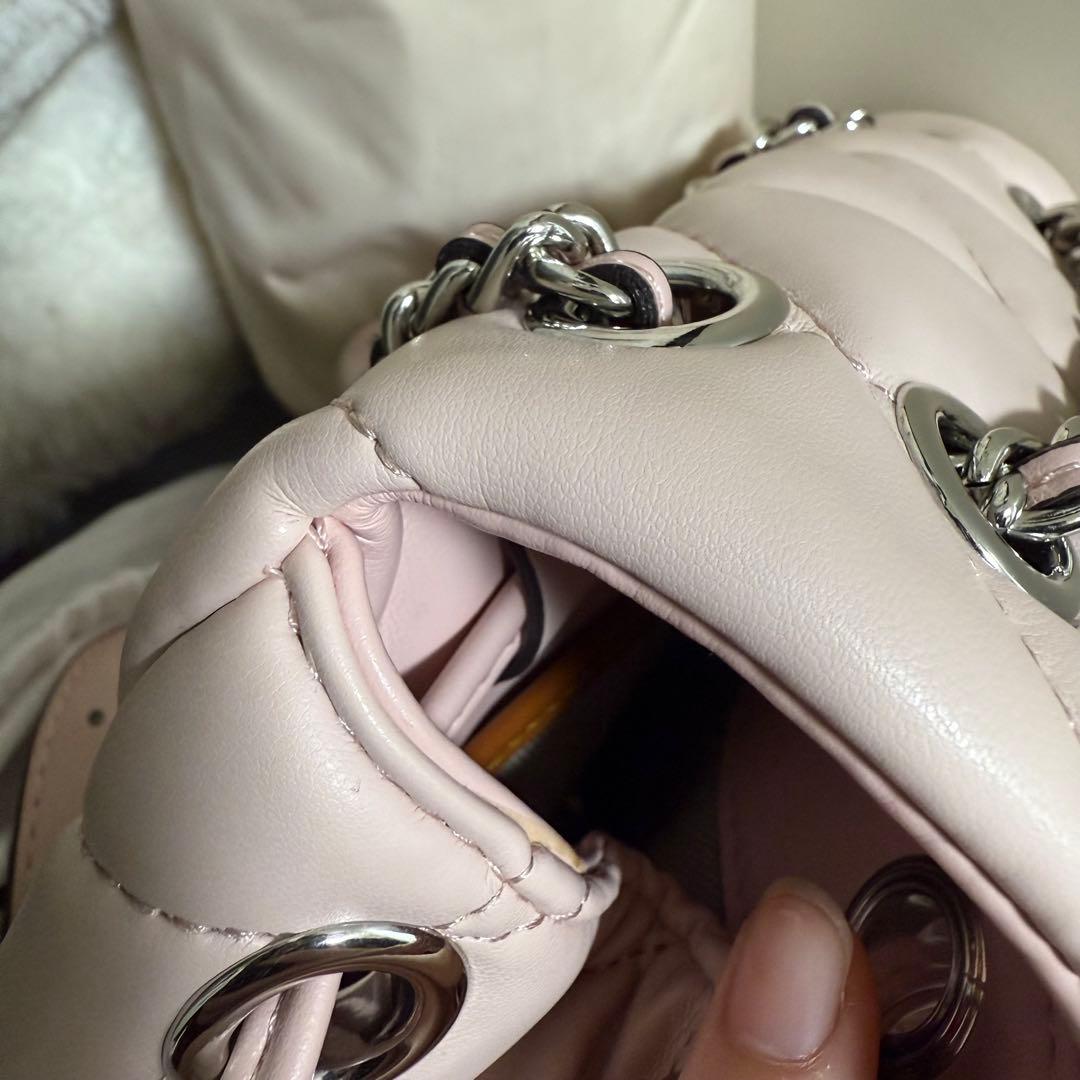 COACH リュック ショルダーバッグ タビー キルティング　ピンク