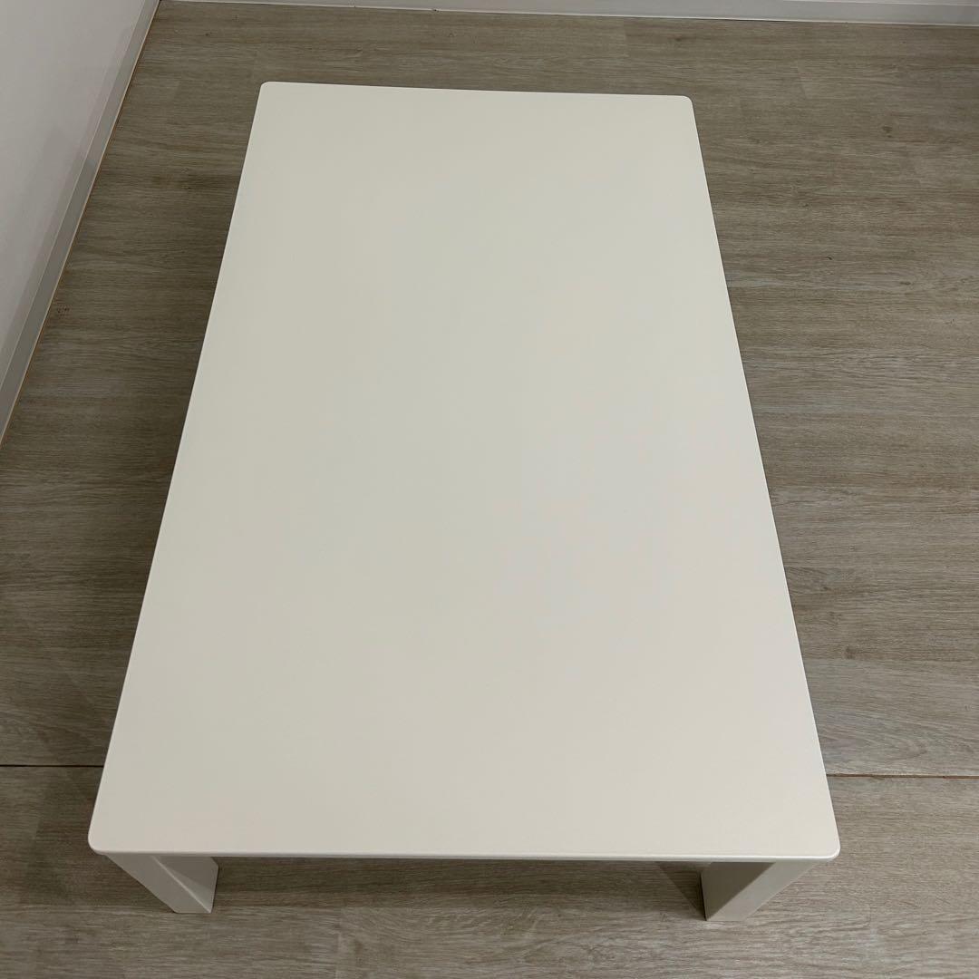 新品・在庫処分品★白いこたつ 120cm 長方形 シンプル 北欧風 家具調こたつ