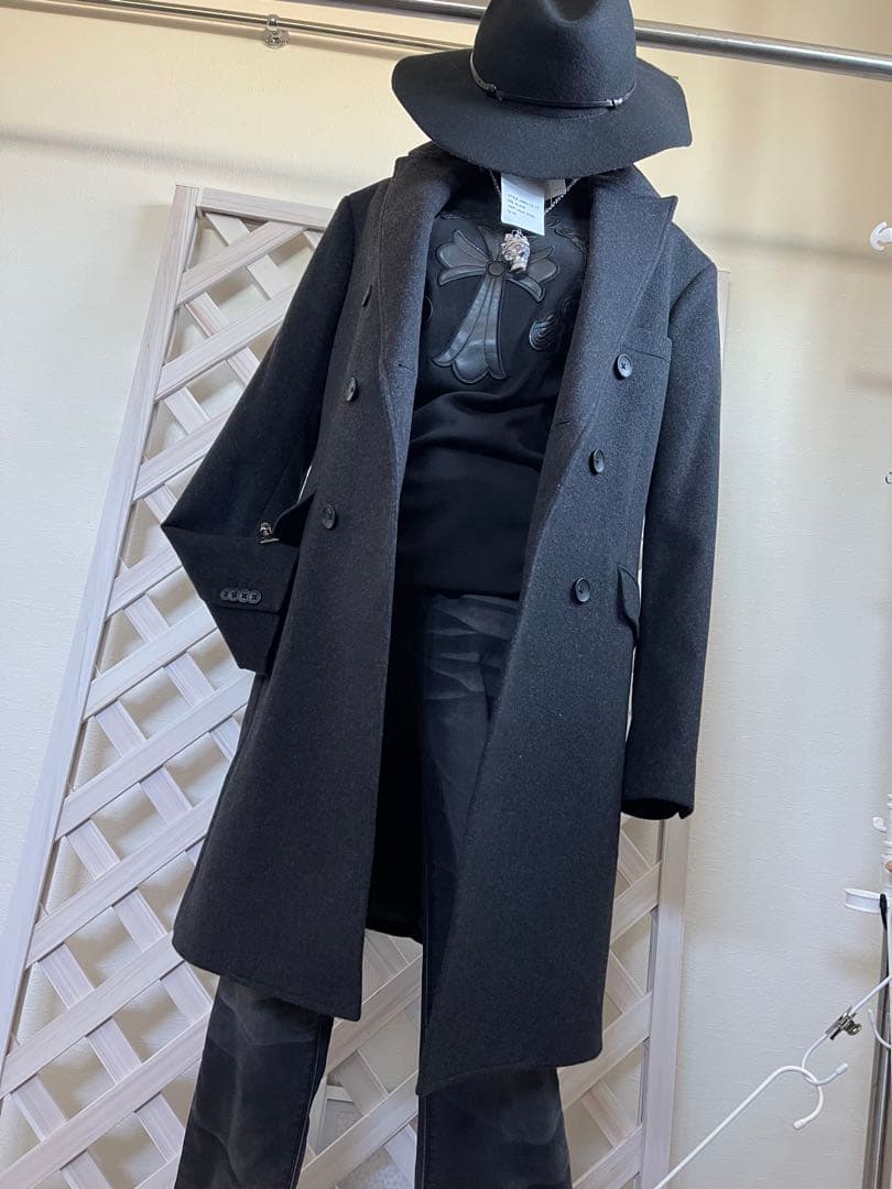 レア　⭐︎ex/tra カシミア100% NICOLE チェスター48