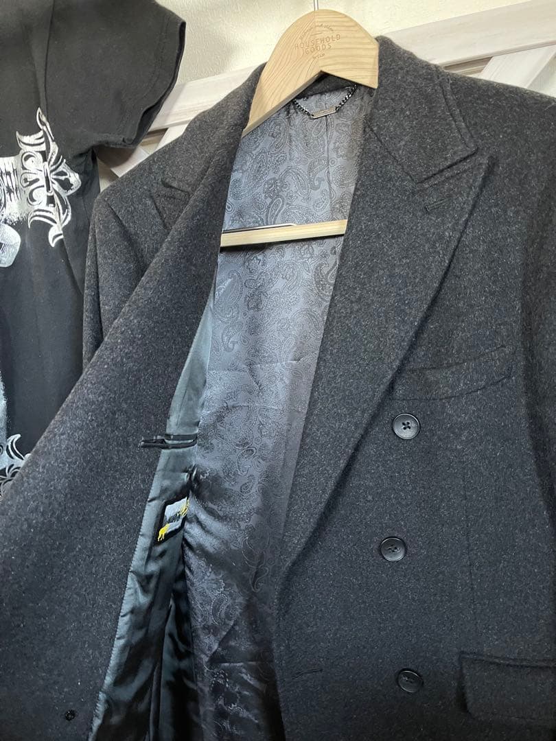 レア　⭐︎ex/tra カシミア100% NICOLE チェスター48