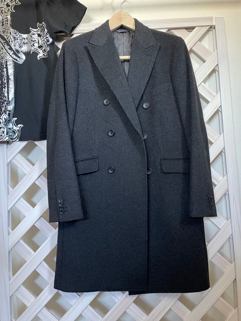 レア　⭐︎ex/tra カシミア100% NICOLE チェスター48