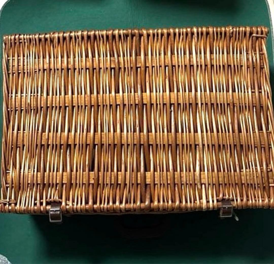 OPTIMA オプティマ　英国製ピクニックバスケット ヴィンテージ 4人分