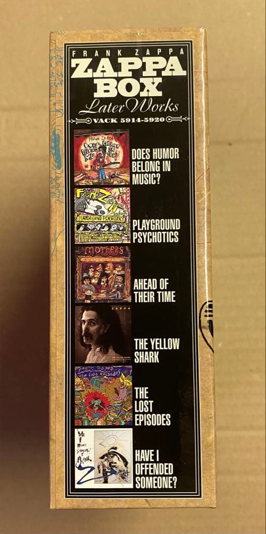 希少　ZAPPA BOX レイター・ワークス