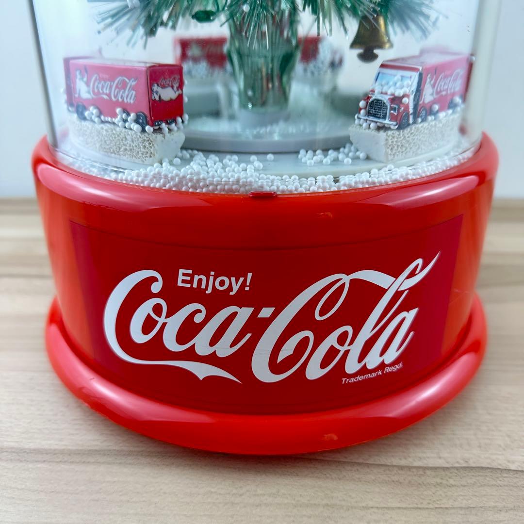コカコーラ クリスマス ツリー型 スノードーム Coca-Cola 非売品 美品