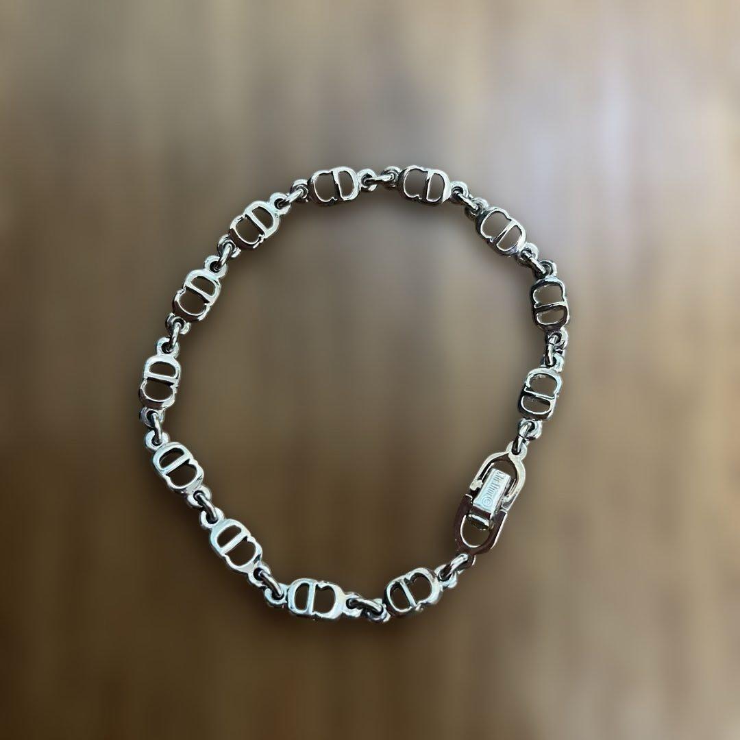 Christian Dior CDロゴ ブレスレット シルバー
