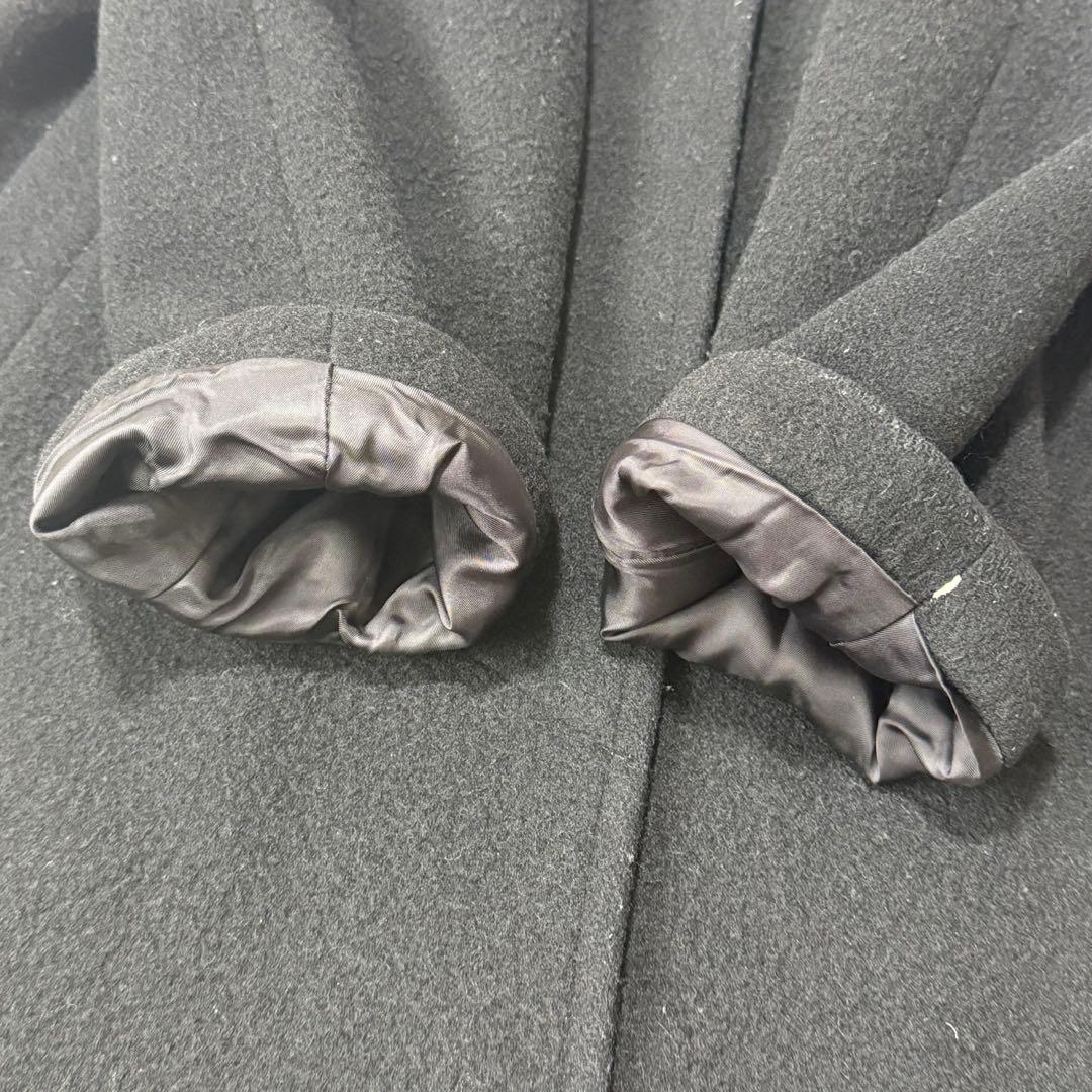 バーバリーブルーレーベル　ロングコート　フード　ノバチェック　サイズM