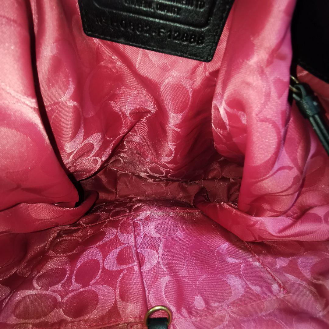 希少　コーチ　COACH　トートバッグ　レザー　F12888