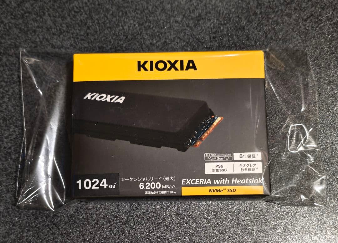KIOXIA EXCERIA 1TB NVMe SSD PS5対応 キオクシア